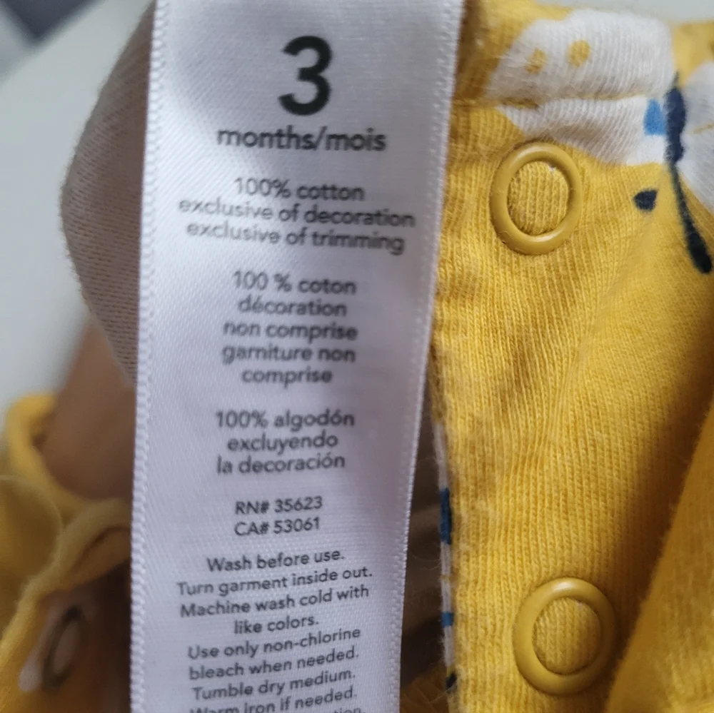 Yellow Butterfly Print Jumpsuit